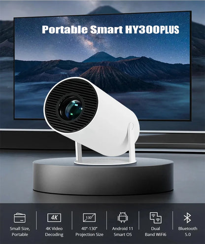 HY300 Plus Smart Projector