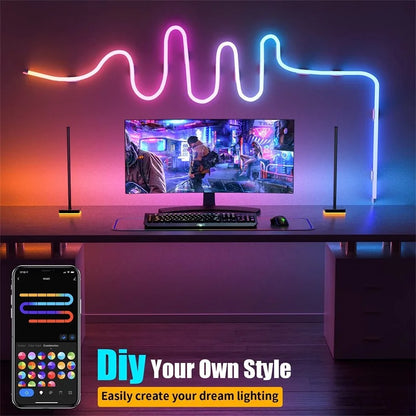 Neon Rope Style LED Lights With Music Sync, Compatible With Amazon Alexa And Google Assistant